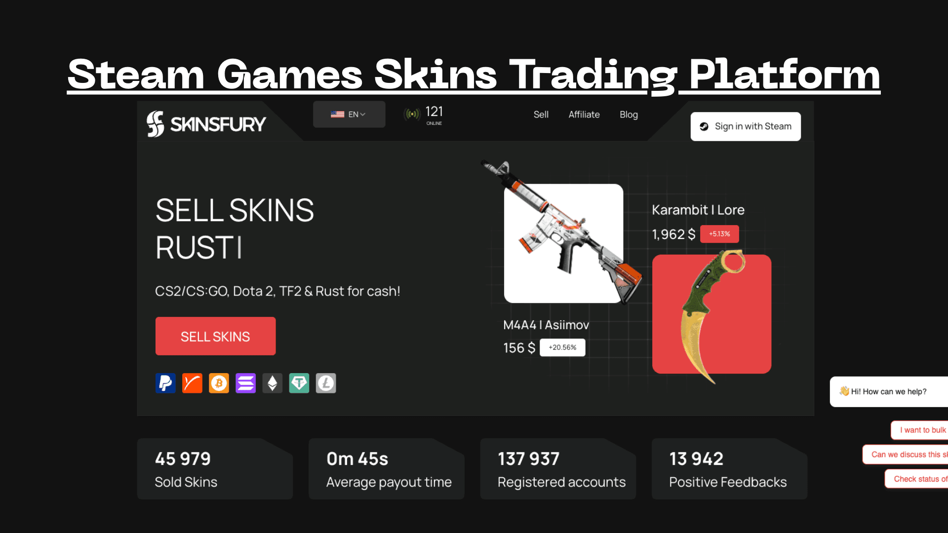 SkinsFury: Building a Steam Skin Trading Platform (Full-Stack Case Study)