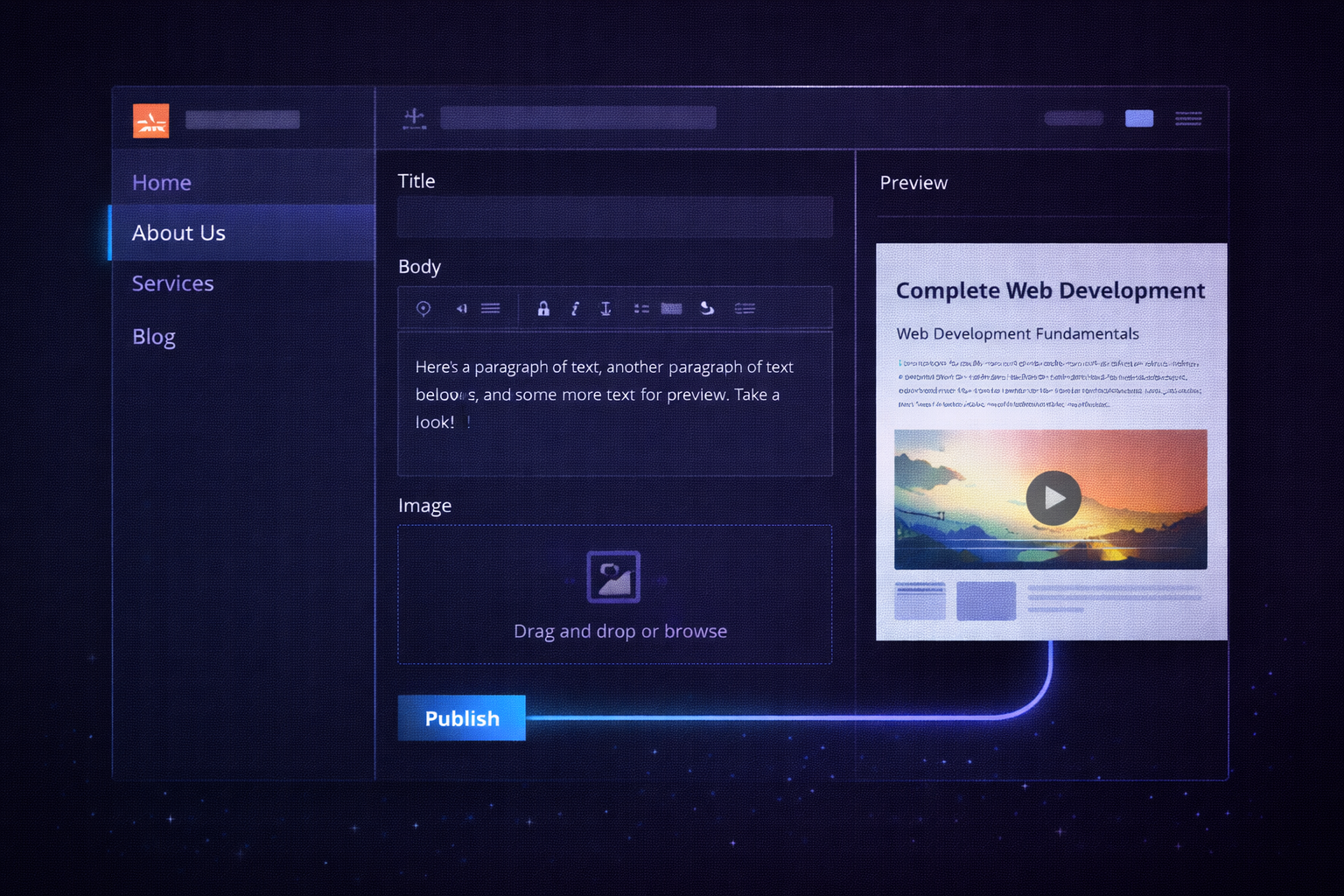Sanity CMS dashboard content workflow