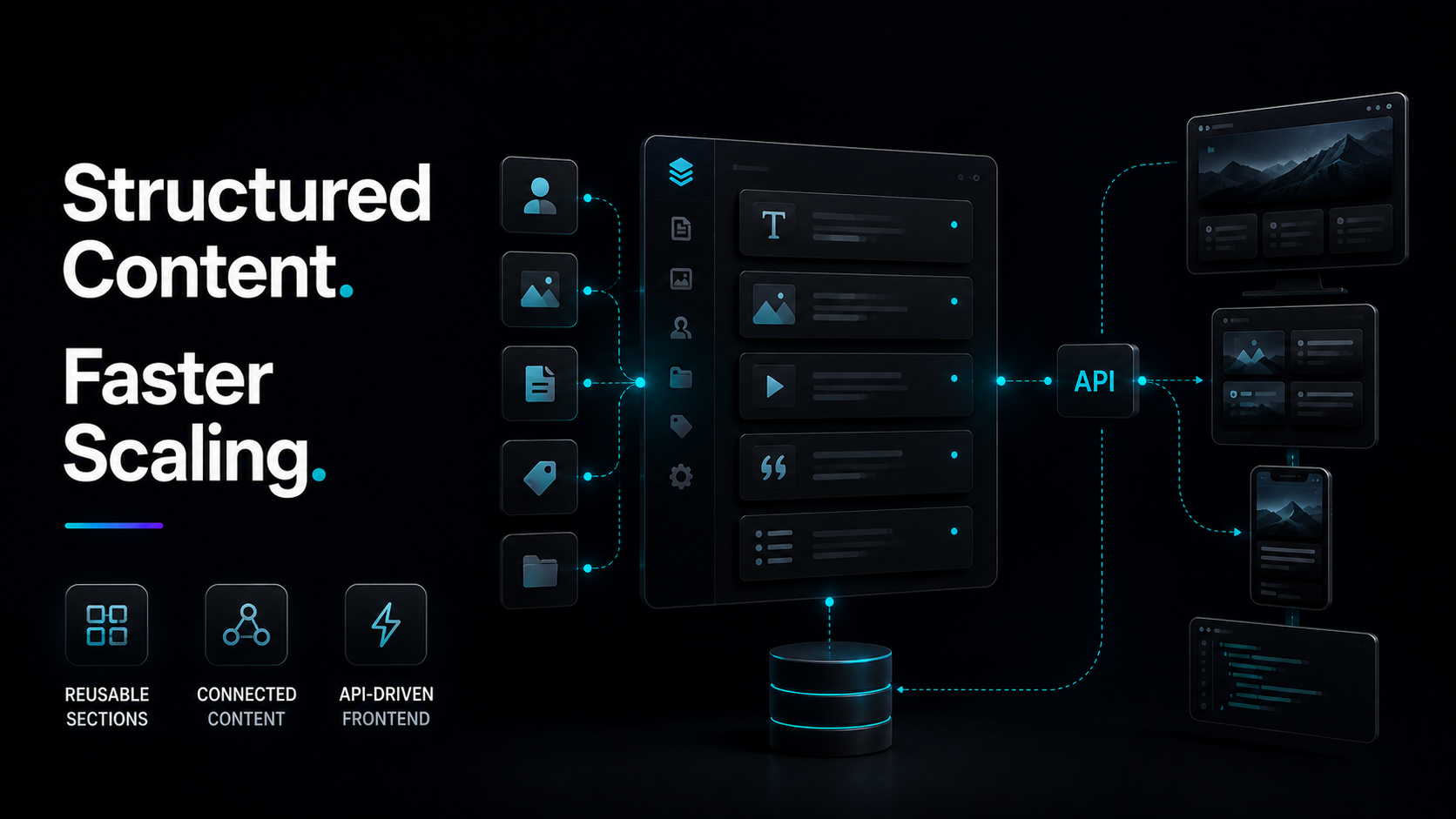 Structured Content. Faster Scaling.