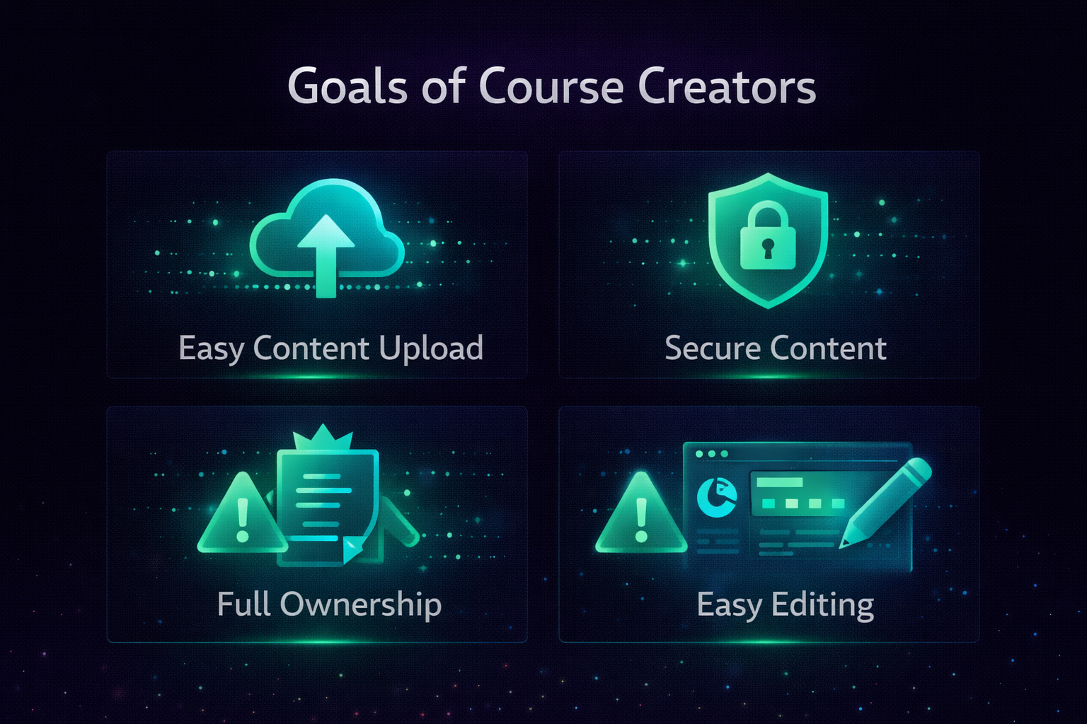 Course Creator Goals