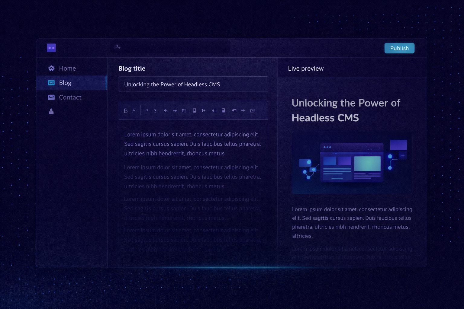 Sanity CMS Dashboard